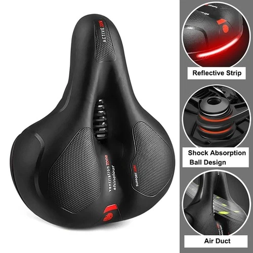Alpensattel 3.0 Komfort+ Gel Fahrradsattel Breit E-Bike ergonomisch Damen