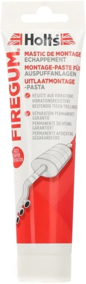 Holts Firegum Auspuff Montagepaste 150g Hitzebeständig Auspuff Dichtmasse Paste