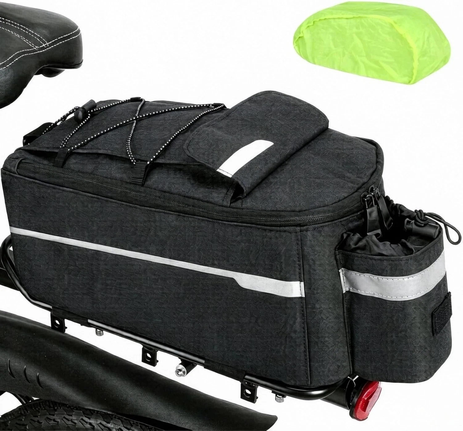Gepäckträgertasche 10L Isoliertasche für Fahrrad Hintertasche Tasche