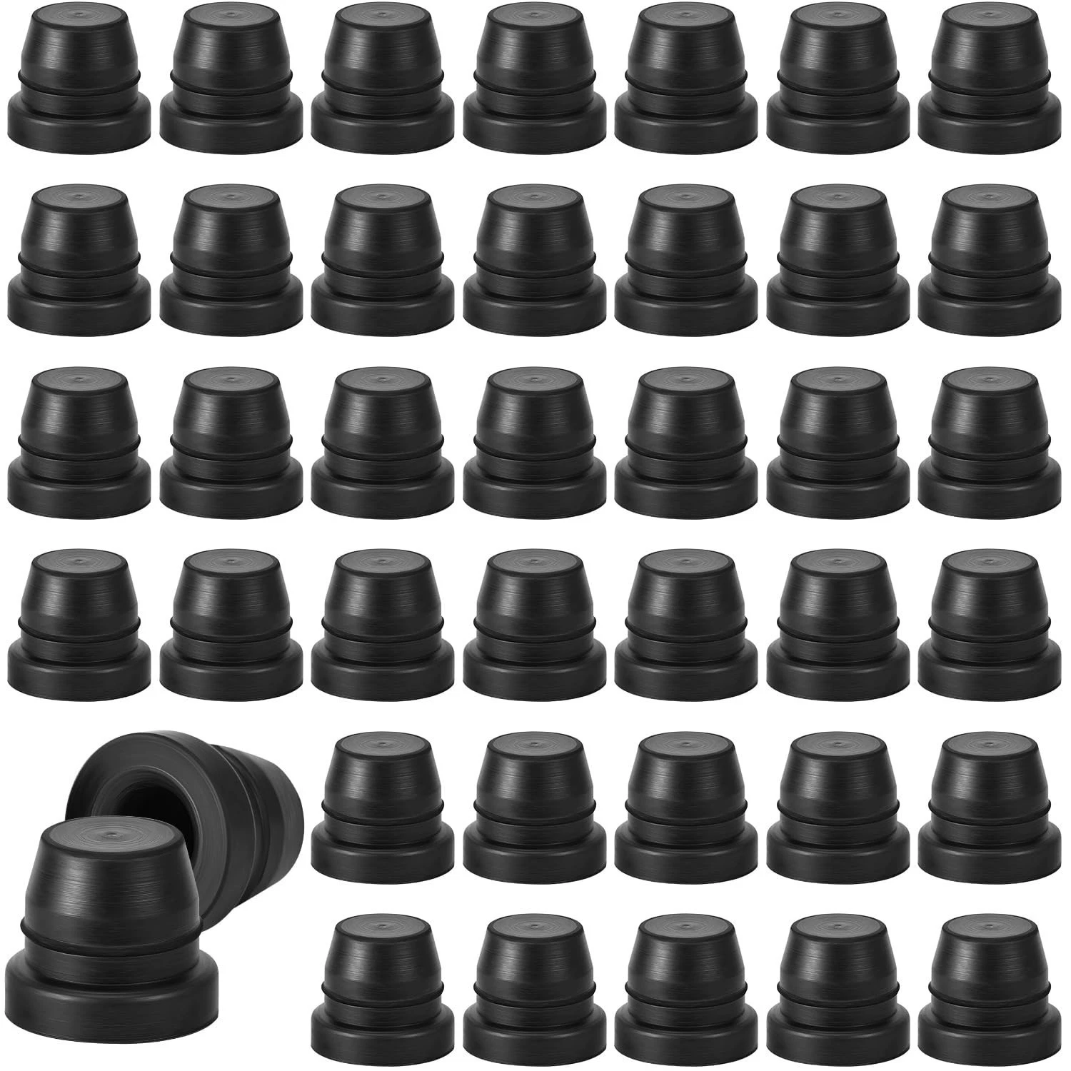 40 Stück Bremsentlüfter Schraubkappe Fett Zubehör Kappe Gummi Staubschutzkappe