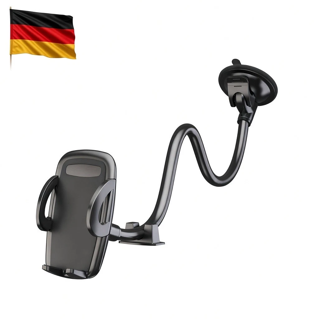 Universal Handyhalterung Extra lang für KFZ LKW Transporter Handy Auto Halterung