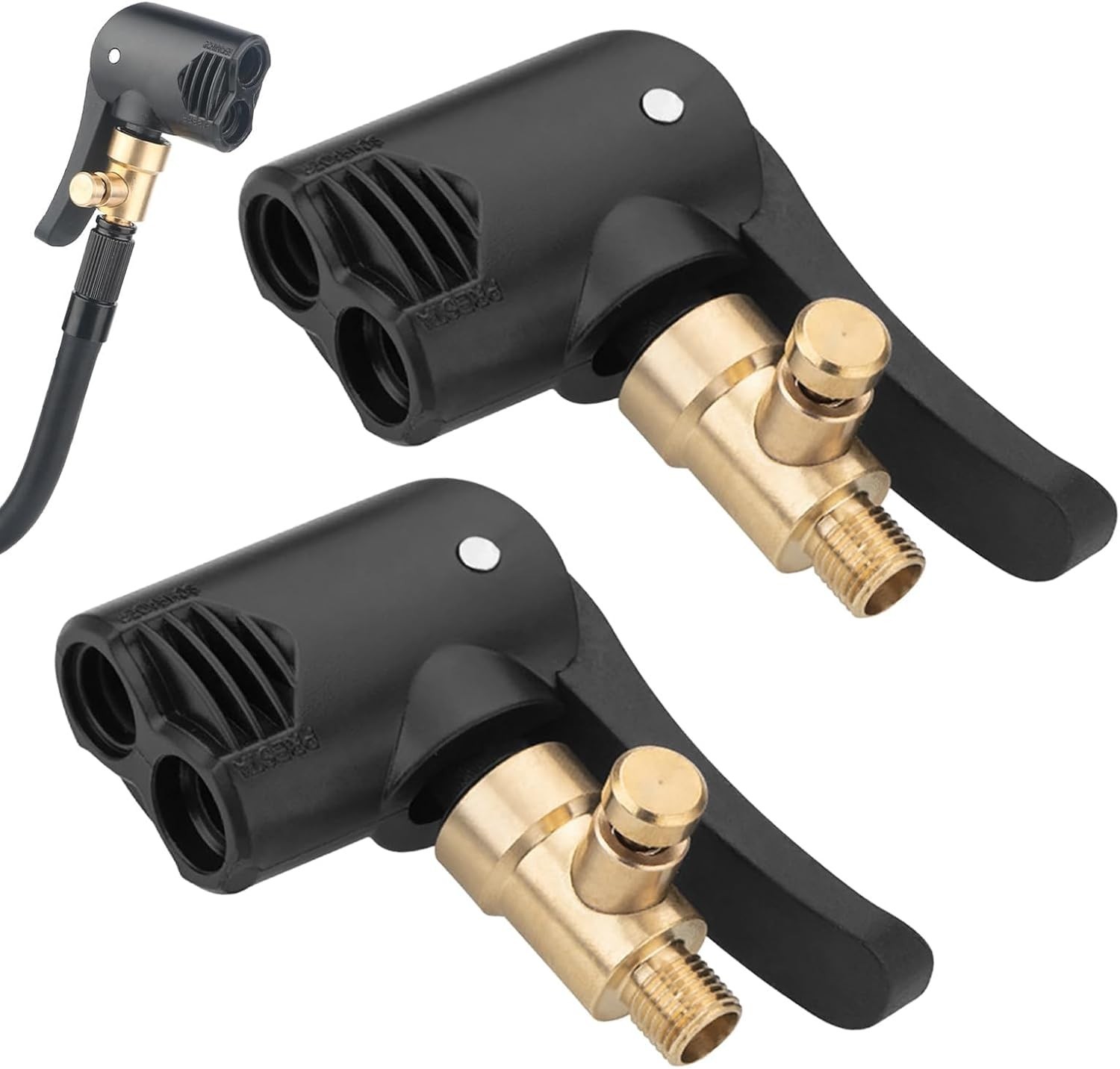 Fahrradventiladapter französisches Ventil 2 Stück für Fahrrad Auto Motorrad