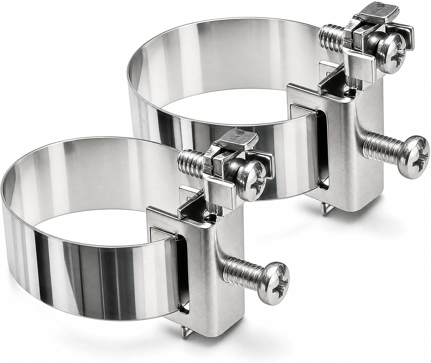 Erdungsrohrschellen Set 2 Stück für Wasser Heizungsrohre 8-52mm Potentialausglei